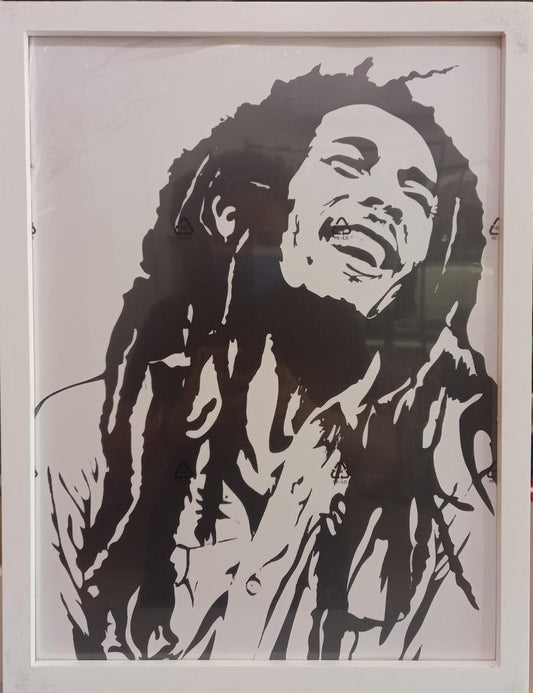 White frame (L 33cm , W 43cm)