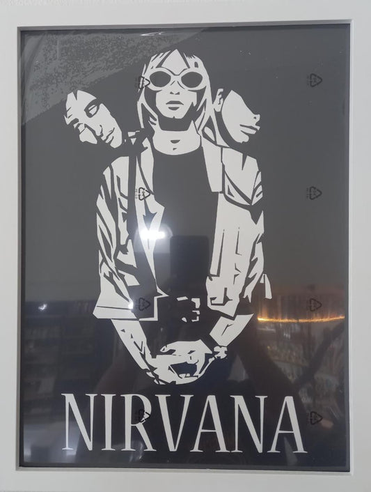 White frame (L 33cm , W 43cm)