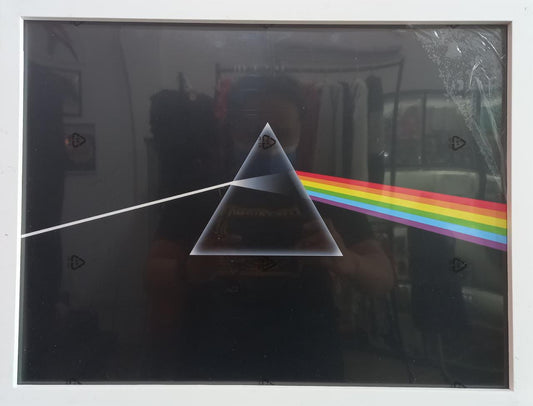 White frame (L 33cm , W 43cm)