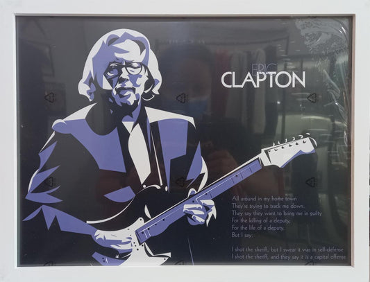 White frame (L 33cm , W 43cm)