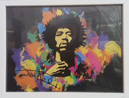 White frame (L 33cm , W 43cm)