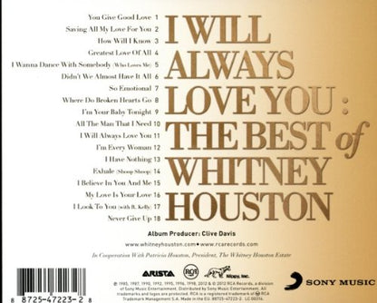 Whitney Houston -I Will Always Love You: The Best Of Whitney Houston